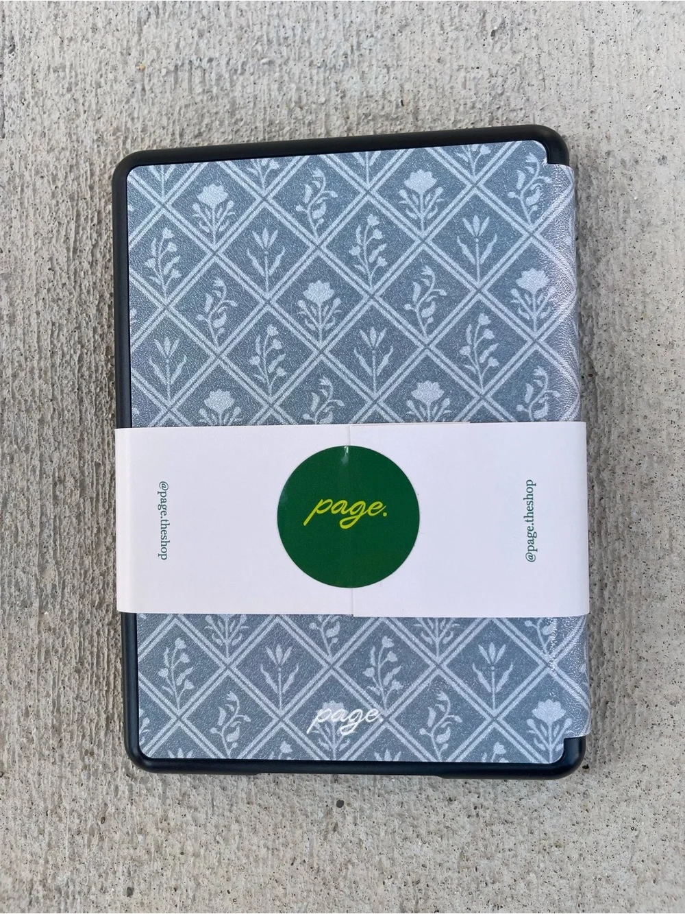 Page The Shop Kindle Paperwhite 11th Generation Cover Case Green Floral Reader